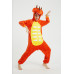 Onesie Kigurumi Oranssi Dinosaurus