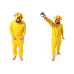 Onesie Kigurumi Sähkönkeltainen